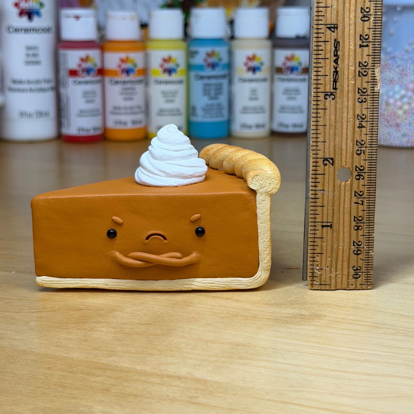Grumpy Pumpkin Pie Figurine
