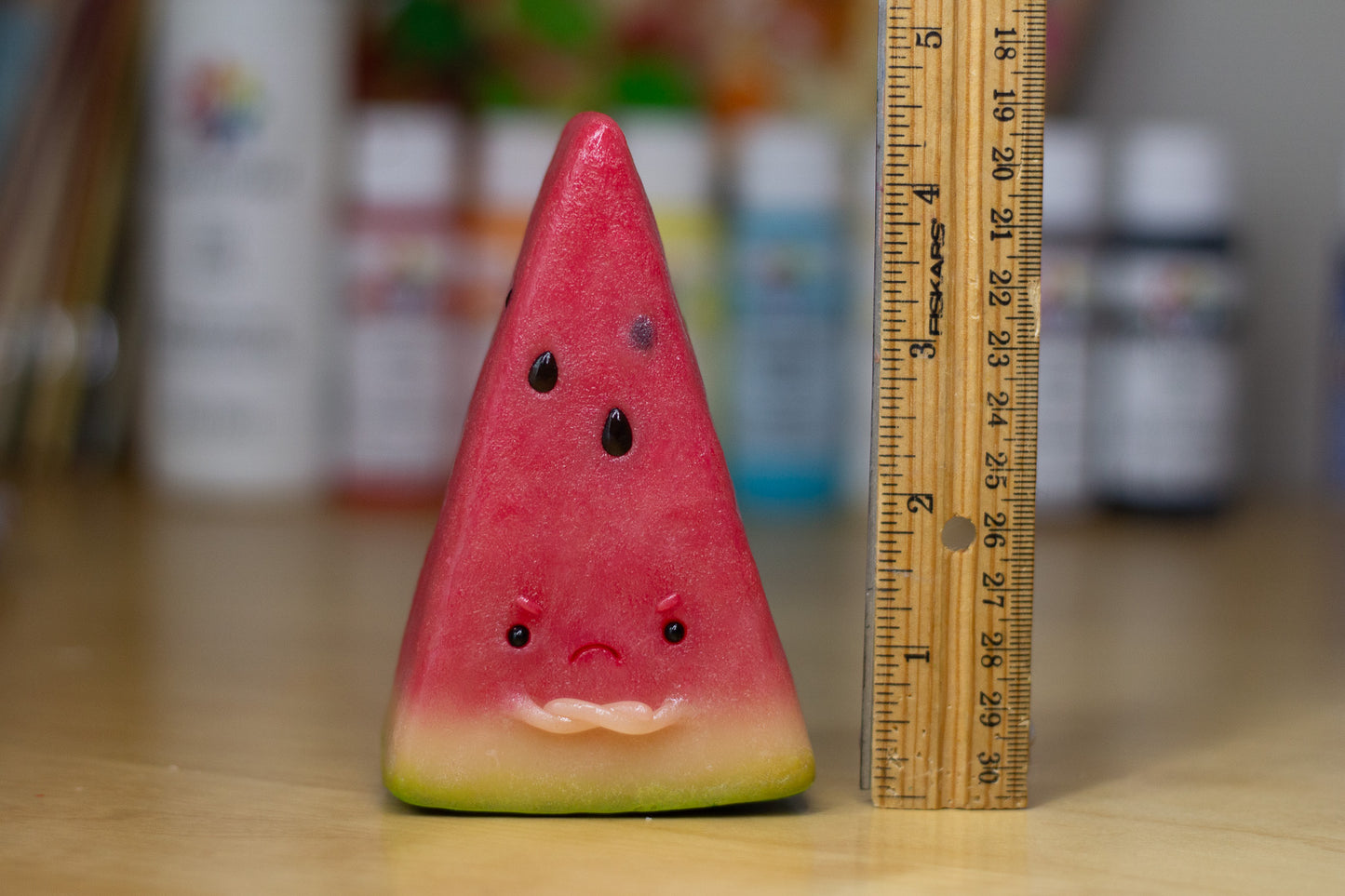 Grumpy Watermelon Figurine