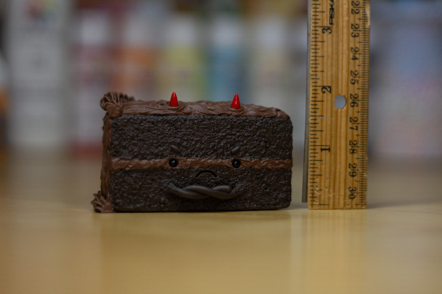 Grumpy Devil's Food Cake Figurine