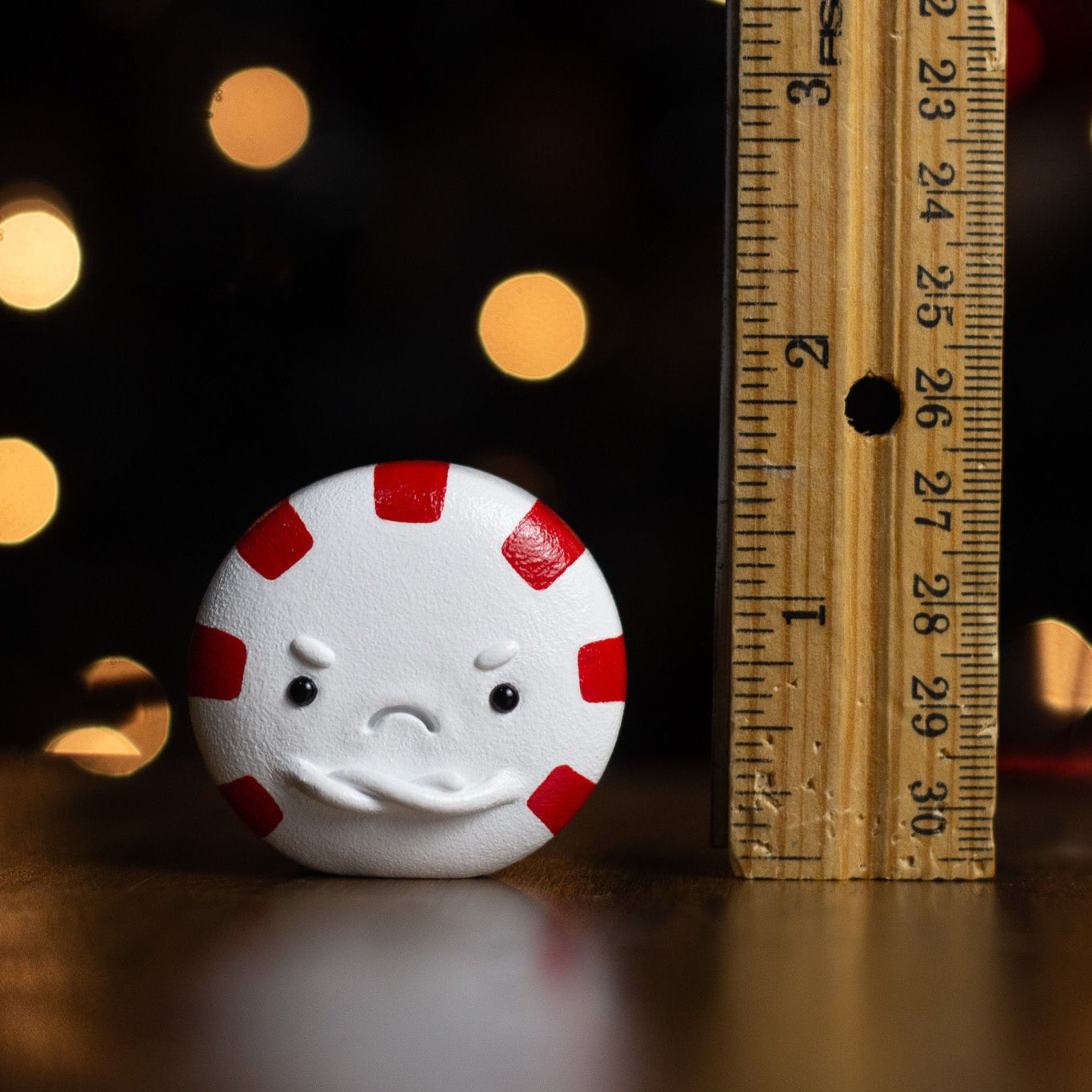 Grumpy Peppermint Candy Figurine