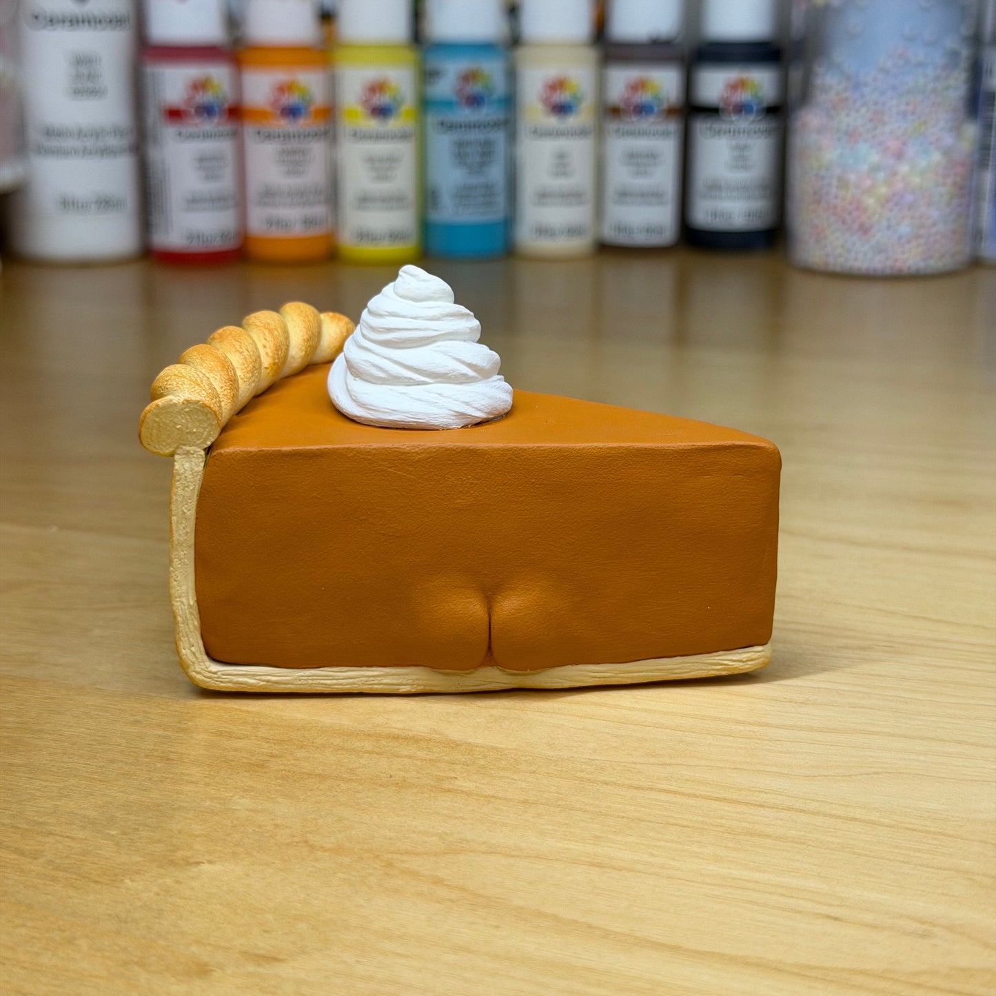 Grumpy Pumpkin Pie Figurine