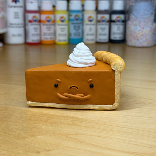 Grumpy Pumpkin Pie Figurine