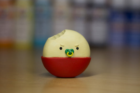 Grumpy "Baby"bel Cheese Figurine