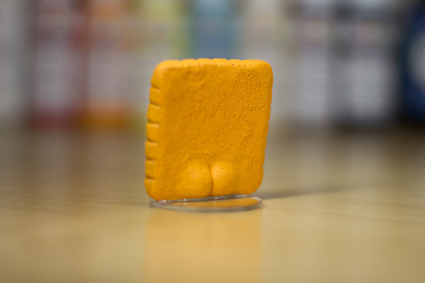 Happy Cheezy Cracker Figurine
