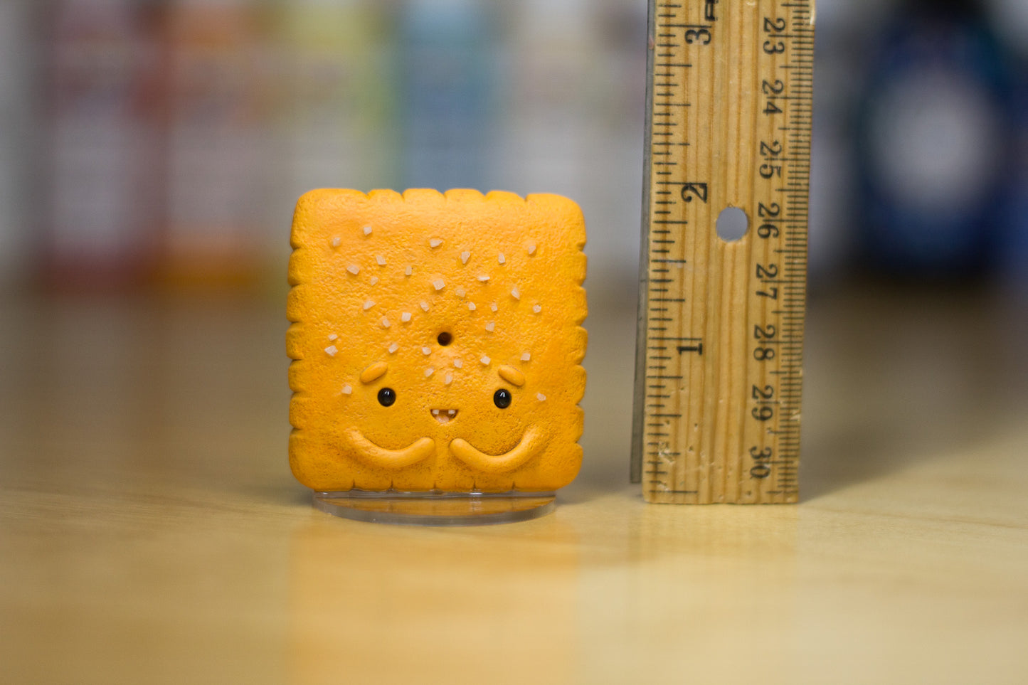 Happy Cheezy Cracker Figurine