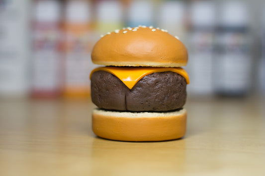 Grumpy Cheeseburger Figurine