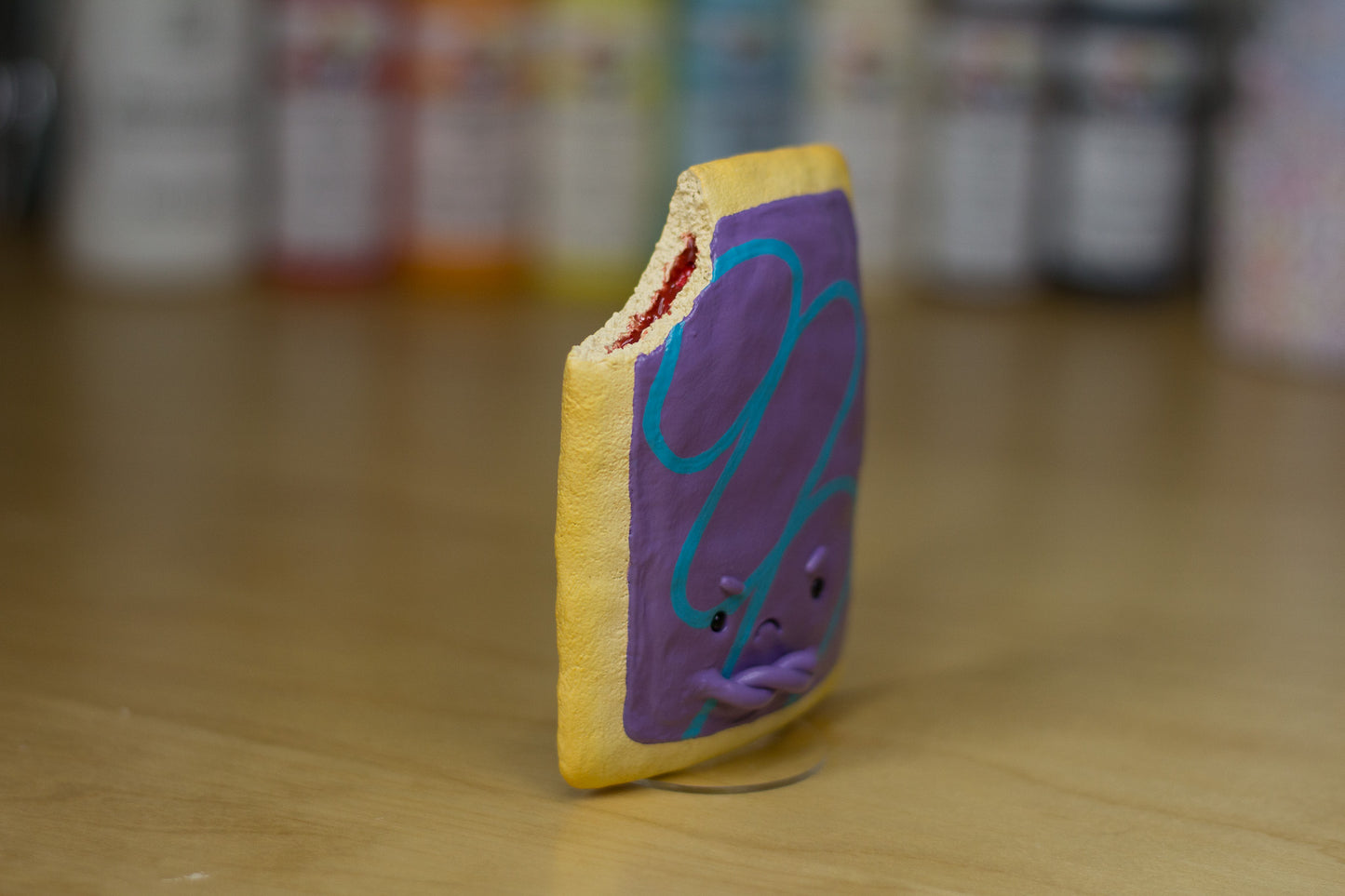 Grumpy Toaster Tart Figurine