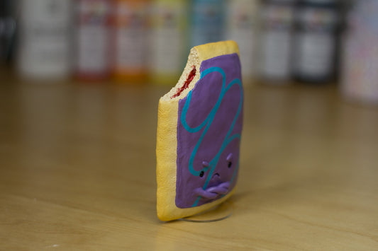 Grumpy Toaster Tart Figurine