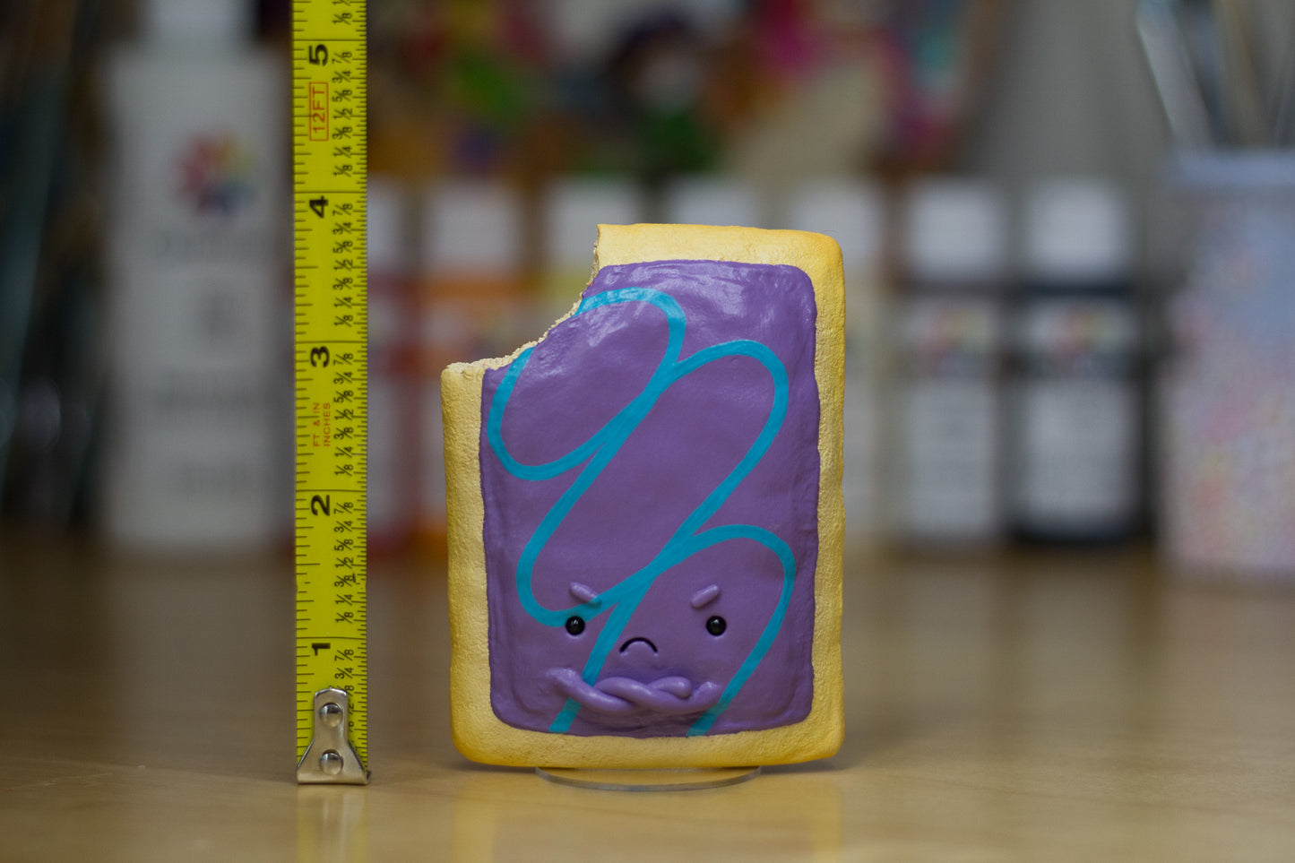 Grumpy Toaster Tart Figurine