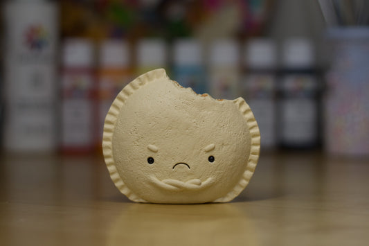 Grumpy Peanut Butter and Jelly Sandwich Figurine