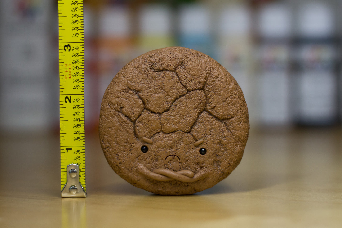 Grumpy Oatmeal Creme Cookie Figurine