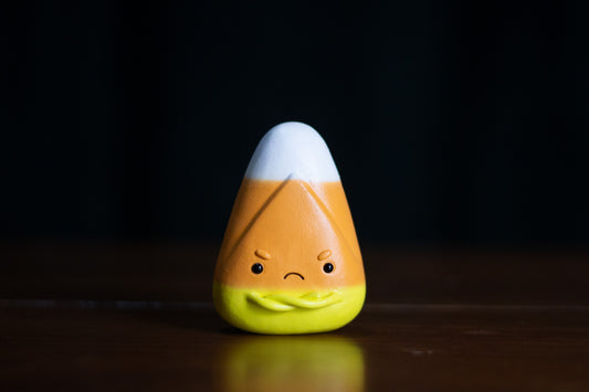 Grumpy Candy Corn Figurine