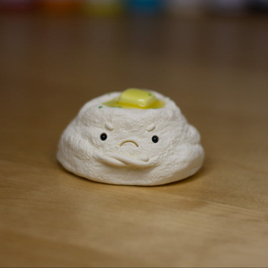 Grumpy Mashed Potatoes Figurine (Resin Pour #2)