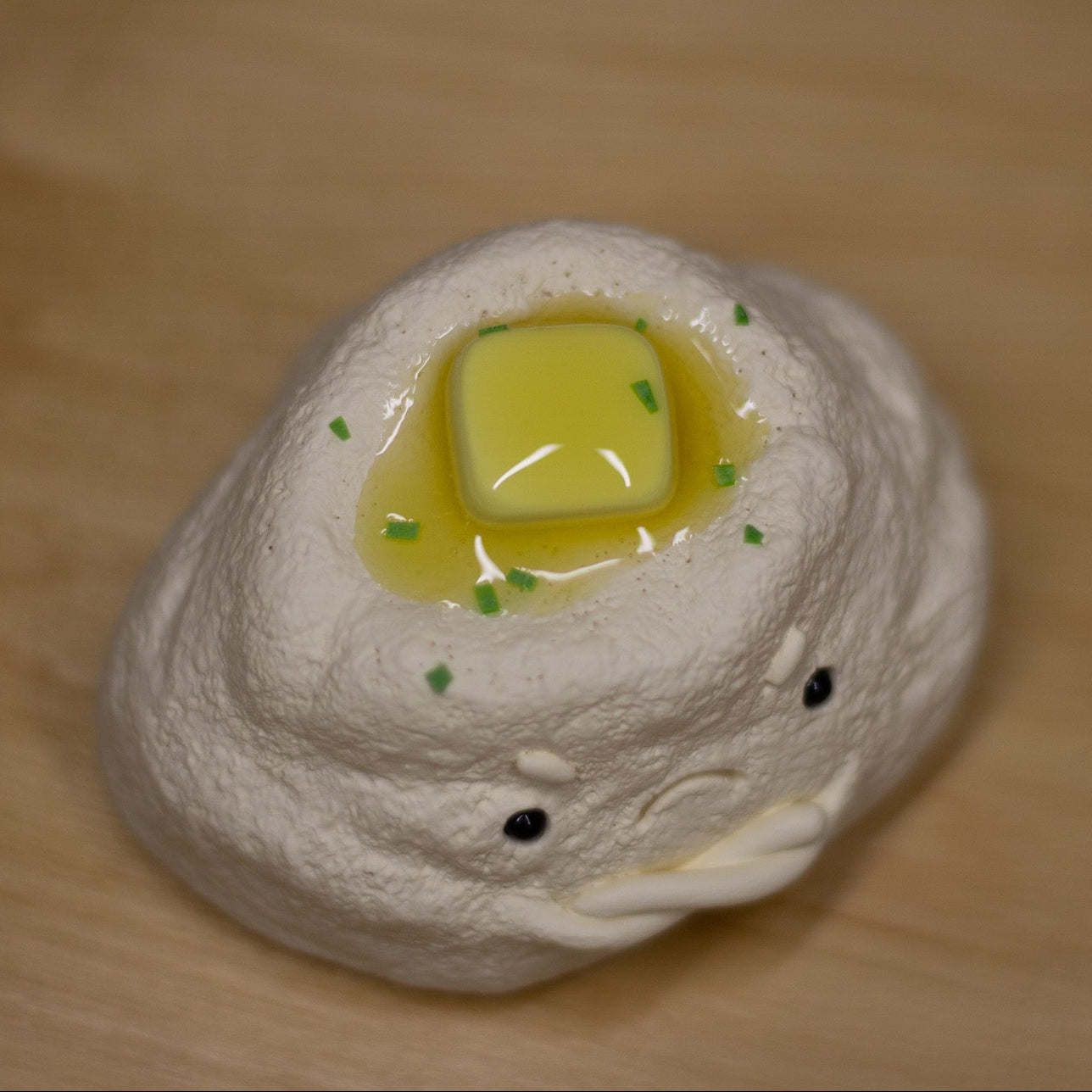 Grumpy Mashed Potatoes Figurine (Resin Pour #2)