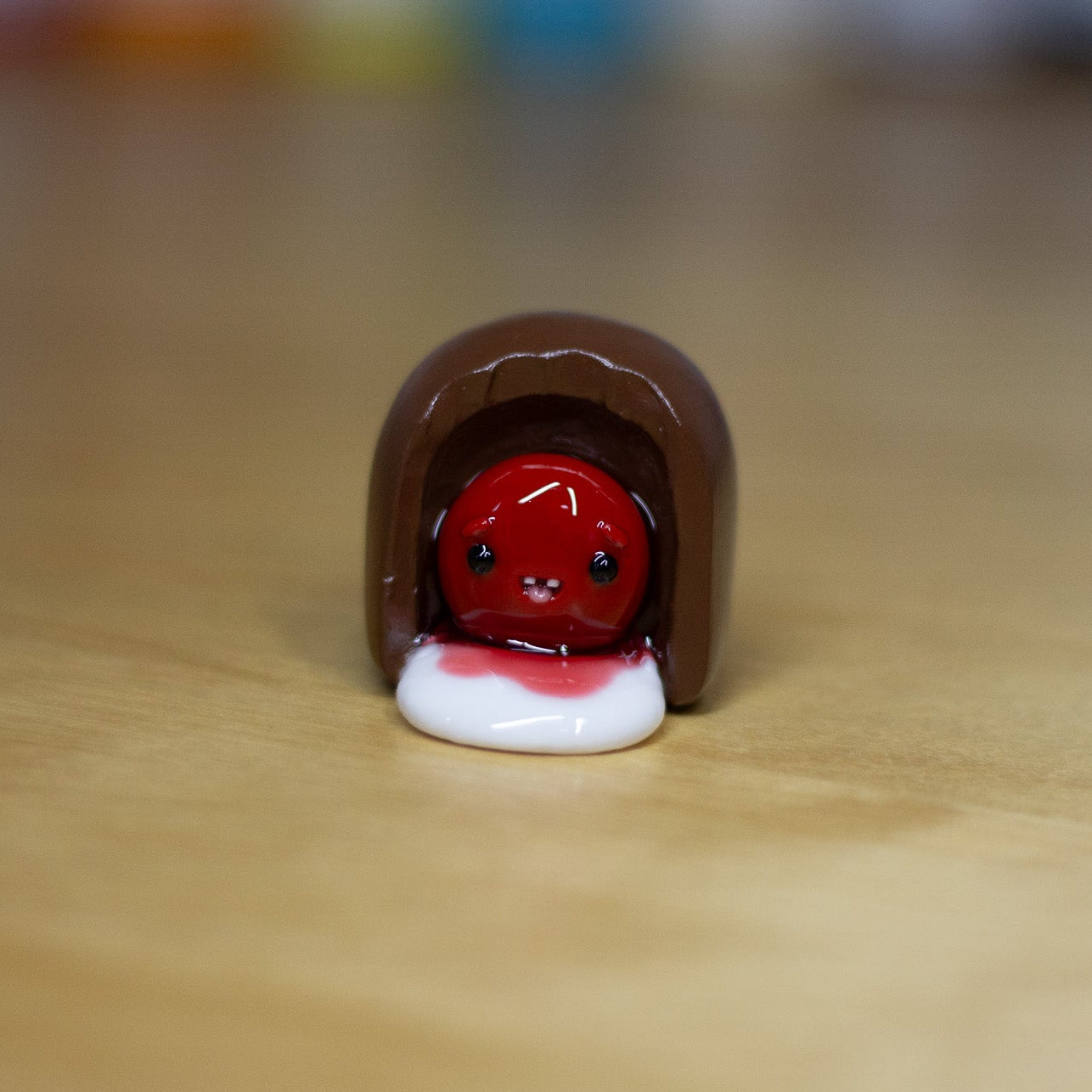 Grumpy/Happy Cordial Cherry Figurine