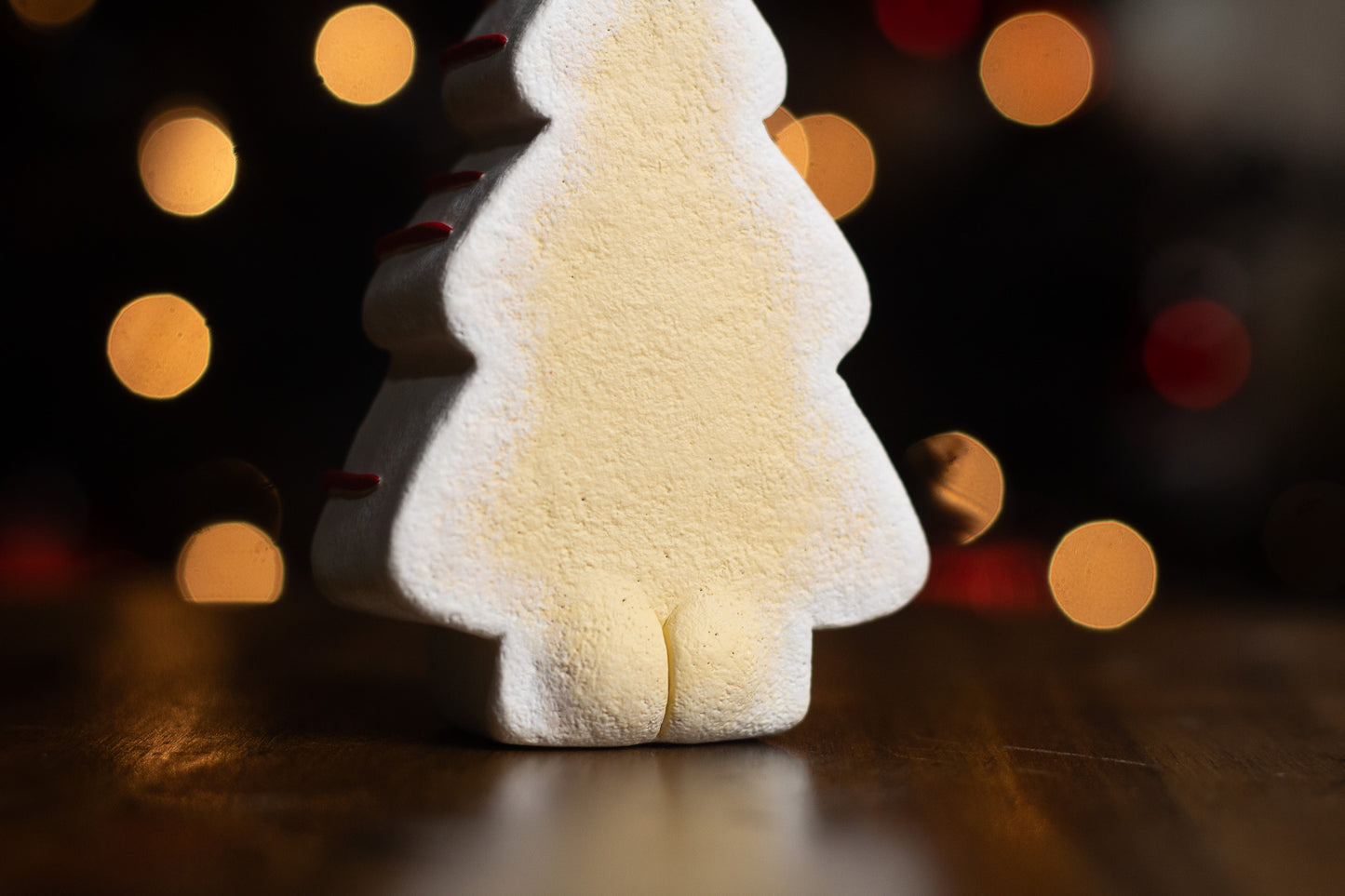 Grumpy Christmas Snack Cake Figurine