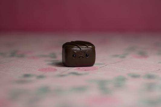 Grumpy Dark Chocolate with Orange Filling Figurine