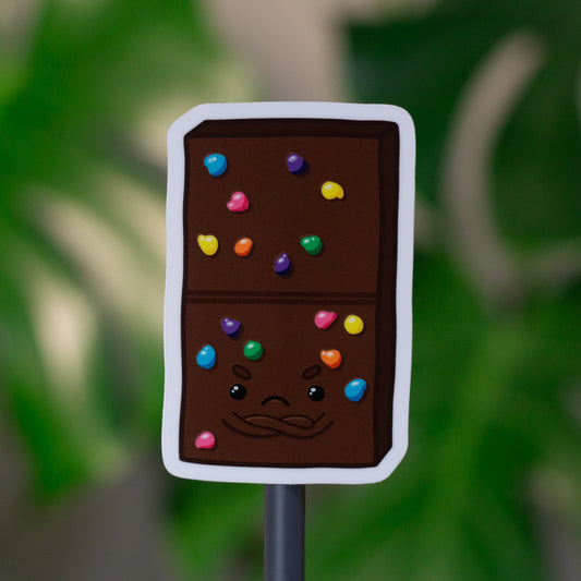 Grumpy Brownie Sticker