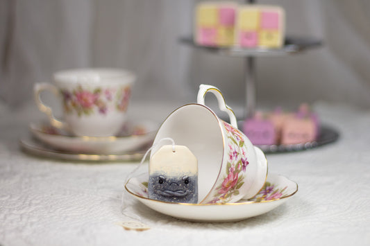 Grumpy Earl Grey Tea Bag Figurine
