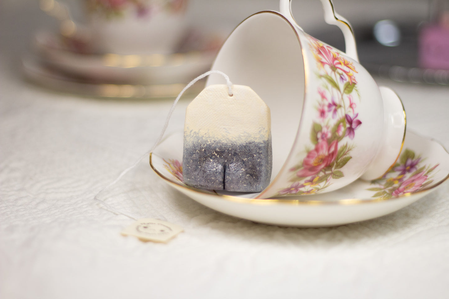 Grumpy Earl Grey Tea Bag Figurine