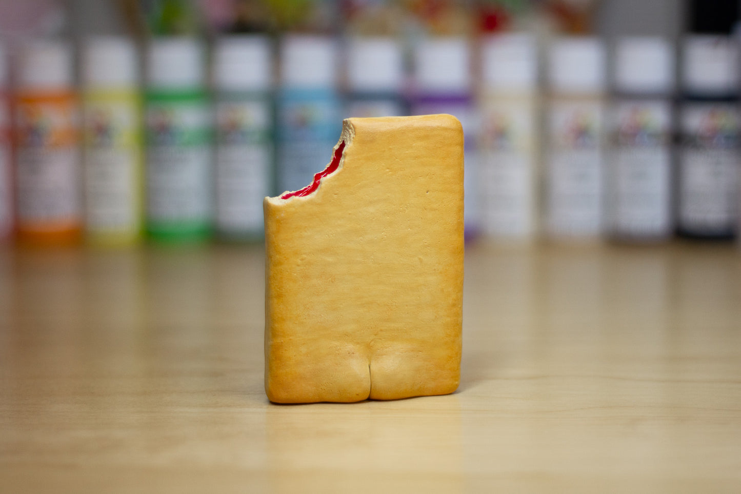 Grumpy Toaster Pastry Figurine