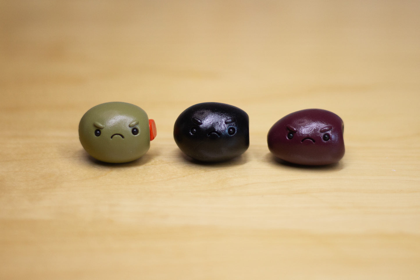 Grumpy Olive Buddies Mini Figurine Set
