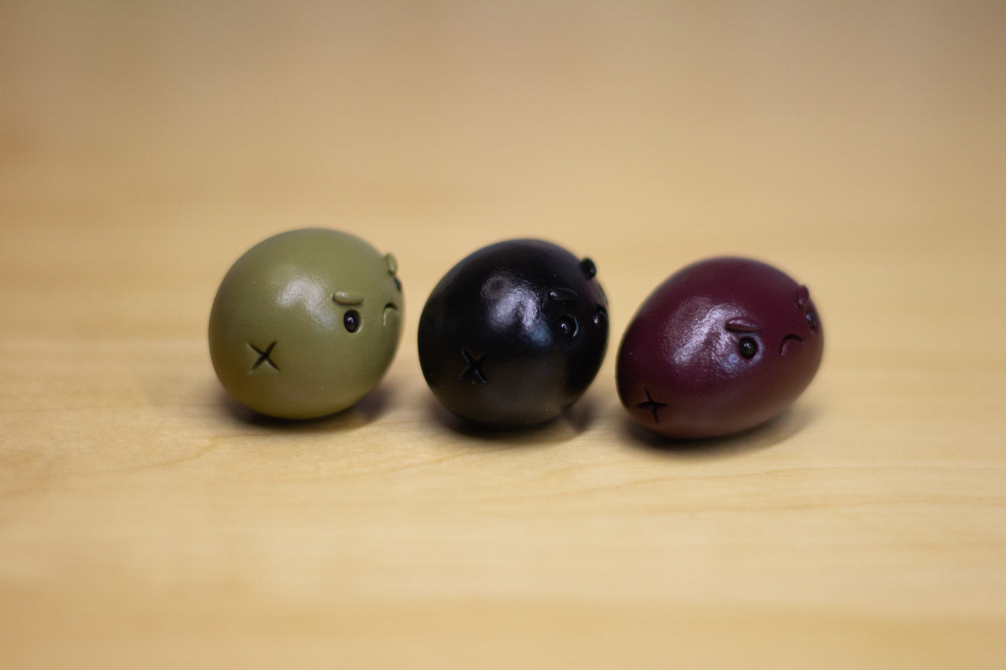 Grumpy Olive Buddies Mini Figurine Set