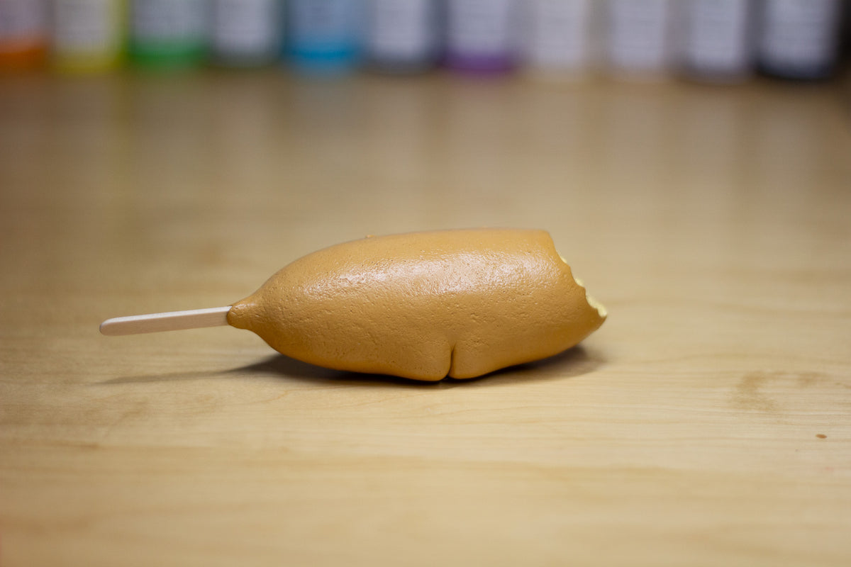 Grumpy Corn Dog Figurine